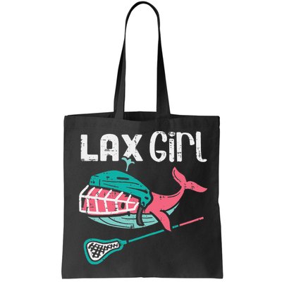 Lax Girl Lacrosse Whale Cute Sport Player Goalie Bag