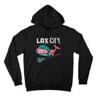 Lax Girl Lacrosse Whale Cute Sport Player Goalie Tall Hoodie