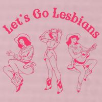 Lets Go Lesbians Western Cowgirls Lgbt Month 25L Jumbo Tote
