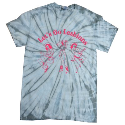 Lets Go Lesbians Western Cowgirls Lgbt Month Tie-Dye T-Shirt