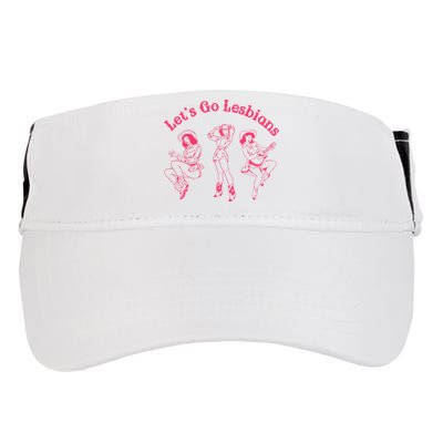 Lets Go Lesbians Western Cowgirls Lgbt Month Adult Drive Performance Visor
