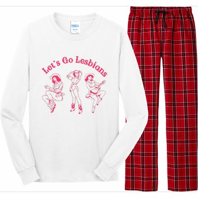 Lets Go Lesbians Western Cowgirls Lgbt Month Long Sleeve Pajama Set