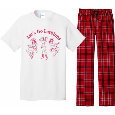 Lets Go Lesbians Western Cowgirls Lgbt Month Pajama Set