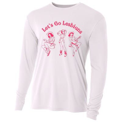 Lets Go Lesbians Western Cowgirls Lgbt Month Cooling Performance Long Sleeve Crew