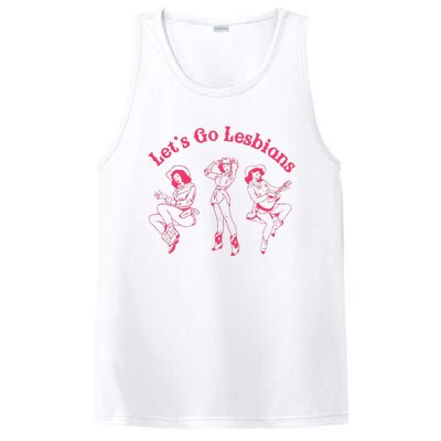 Lets Go Lesbians Western Cowgirls Lgbt Month PosiCharge Competitor Tank