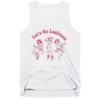 Lets Go Lesbians Western Cowgirls Lgbt Month Tank Top