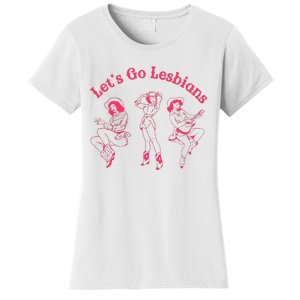 Lets Go Lesbians Western Cowgirls Lgbt Month Women's T-Shirt