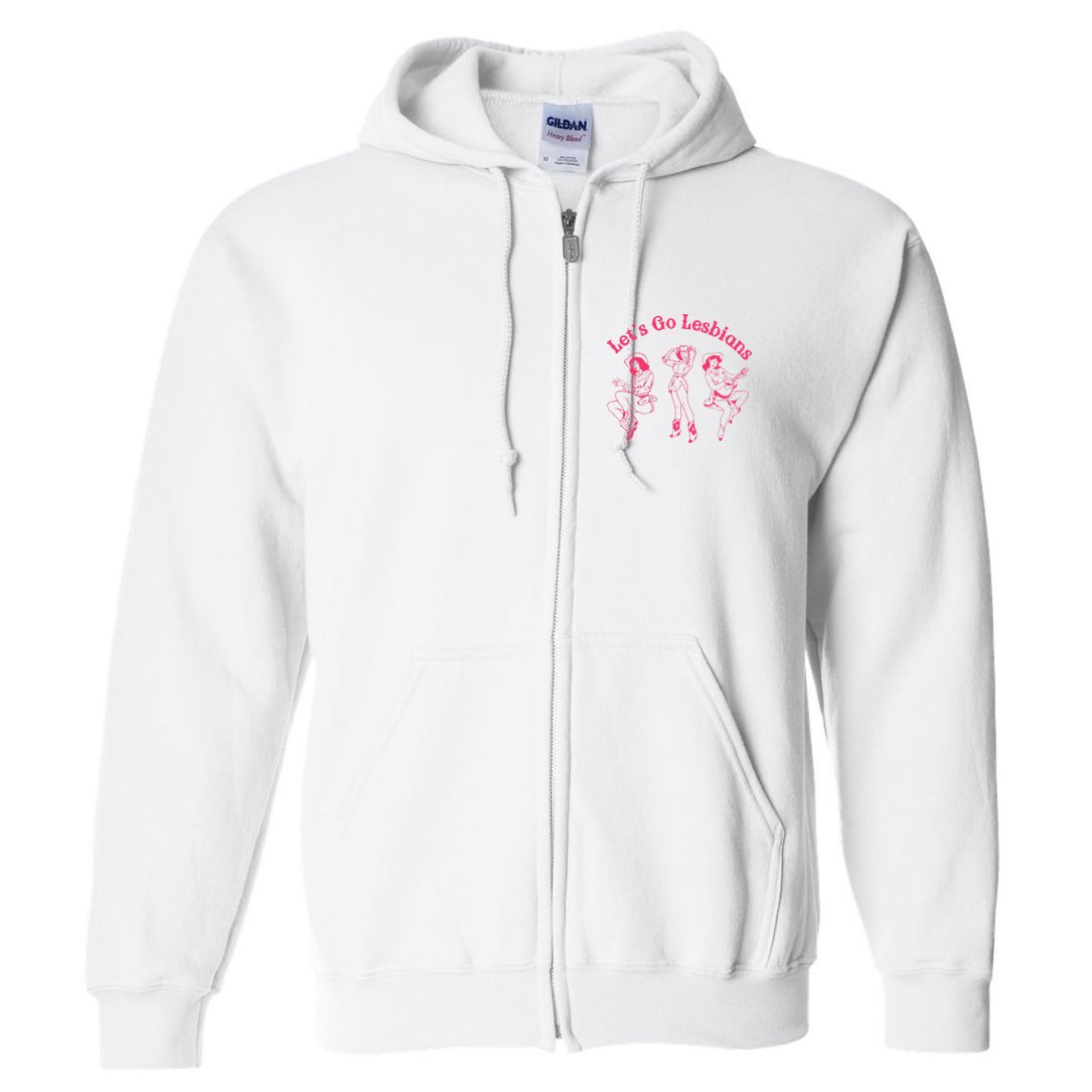 Lets Go Lesbians Western Cowgirls Lgbt Month Full Zip Hoodie