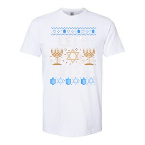 Lets Get Lit Orah Jewish Pun Ugly Hanukkah Chanukah Meaningful Gift Softstyle CVC T-Shirt