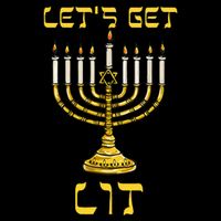 Let's Get Lit Chanukah Happy Hanukkah Funny Menorah Jewish  Drawstring Bag