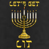Let's Get Lit Chanukah Happy Hanukkah Funny Menorah Jewish  Tumbler