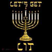 Let's Get Lit Chanukah Happy Hanukkah Funny Menorah Jewish  Toddler Sweatshirt