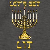 Let's Get Lit Chanukah Happy Hanukkah Funny Menorah Jewish  Vector Backpack
