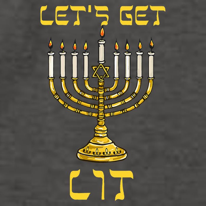 Let's Get Lit Chanukah Happy Hanukkah Funny Menorah Jewish  Vector Backpack