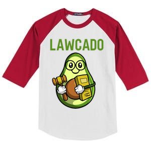 Lawcado Gift Legal Counsel Attorney Law School Student Lawyer Gift Kids Colorblock Raglan Jersey