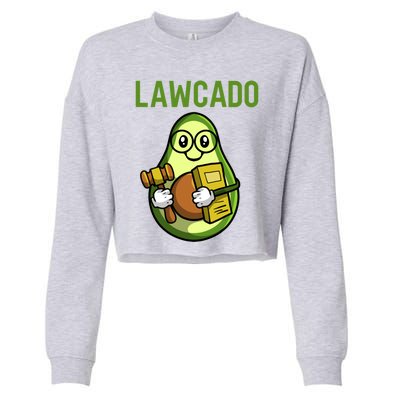 Lawcado Gift Legal Counsel Attorney Law School Student Lawyer Gift Cropped Pullover Crew