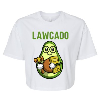 Lawcado Gift Legal Counsel Attorney Law School Student Lawyer Gift Bella+Canvas Jersey Crop Tee