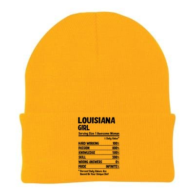 Louisiana Girl Knit Cap Winter Beanie