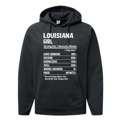 Louisiana Girl Performance Fleece Hoodie