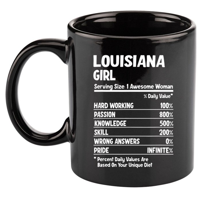 Louisiana Girl 11oz C Handle Ceramic Mug