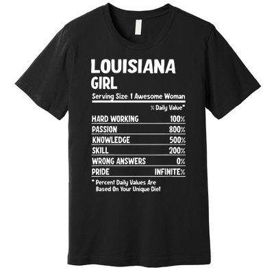 Louisiana Girl Premium T-Shirt