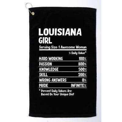 Louisiana Girl Golf Towel