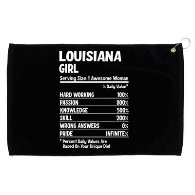 Louisiana Girl Grommeted Golf Towel