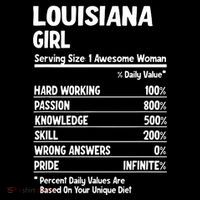 Louisiana Girl Kids T-Shirt