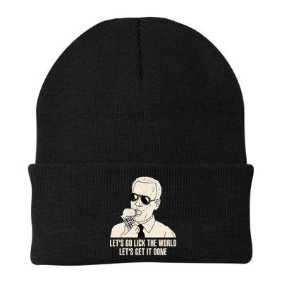 Let's Go Lick The World, Let's Get It Done Funny Joe Biden Beanie