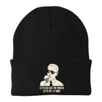 Let's Go Lick The World, Let's Get It Done Funny Joe Biden Beanie