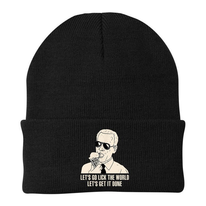 Let's Go Lick The World, Let's Get It Done Funny Joe Biden Beanie