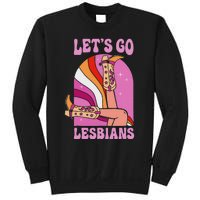 LetS Go Lesbians Lgbtq Lesbian Pride Month Cowgirl Sweatshirt