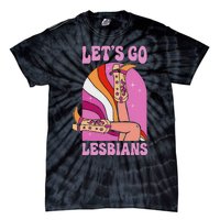 LetS Go Lesbians Lgbtq Lesbian Pride Month Cowgirl Tie-Dye T-Shirt