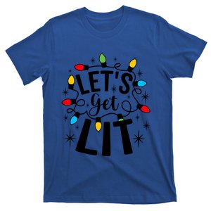 LetS Get Lit Xmas Funny Sarcastic Merry Christmas Humor Great Gift T-Shirt