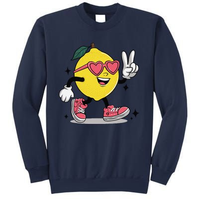 Lemonade Girl Lemonade Lemon Stand Lemonade Crew Sweatshirt