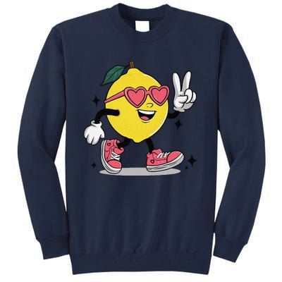 Lemonade Girl Lemonade Lemon Stand Lemonade Crew Tall Sweatshirt