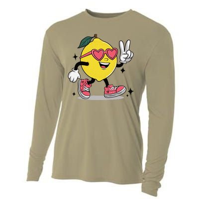 Lemonade Girl Lemonade Lemon Stand Lemonade Crew Cooling Performance Long Sleeve Crew