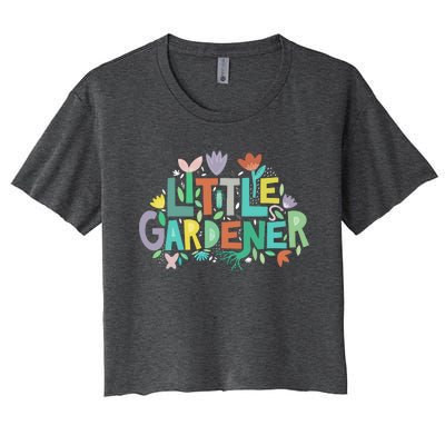 Little Gardener Women's Crop Top Tee