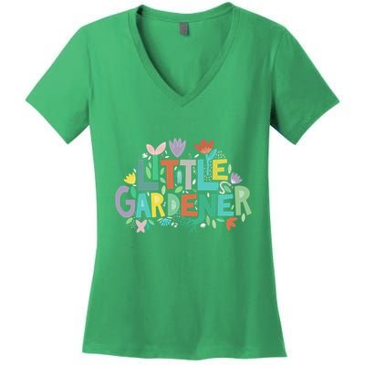 Little Gardener Women's V-Neck T-Shirt