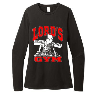 Lords Gym Lords The Sin Of World Jesus Womens CVC Long Sleeve Shirt