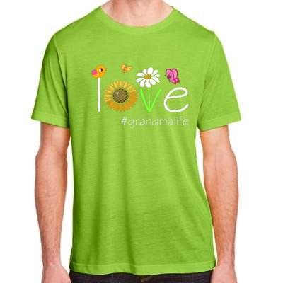 Love Grandma Life Cute Matching Family Adult ChromaSoft Performance T-Shirt