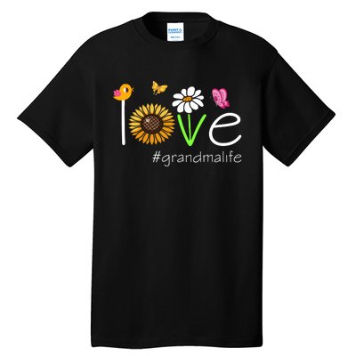 Love Grandma Life Cute Matching Family Tall T-Shirt