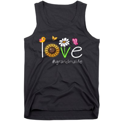 Love Grandma Life Cute Matching Family Tank Top