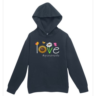 Love Grandma Life Cute Matching Family Urban Pullover Hoodie