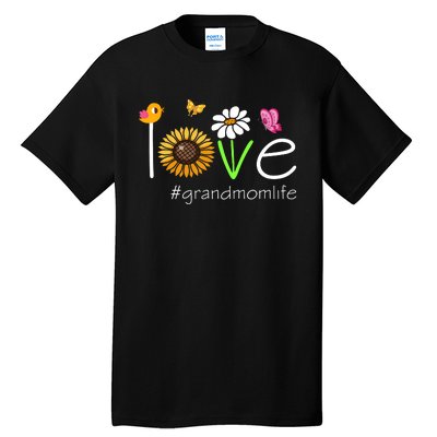 Love Grandmom Life Cute Matching Family Tall T-Shirt