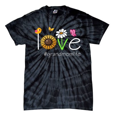 Love Grandmom Life Cute Matching Family Tie-Dye T-Shirt