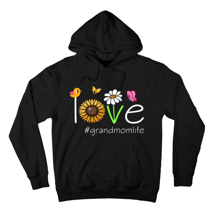 Love Grandmom Life Cute Matching Family Tall Hoodie