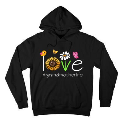 Love Grandmother Life Cute Matching Family Tall Hoodie