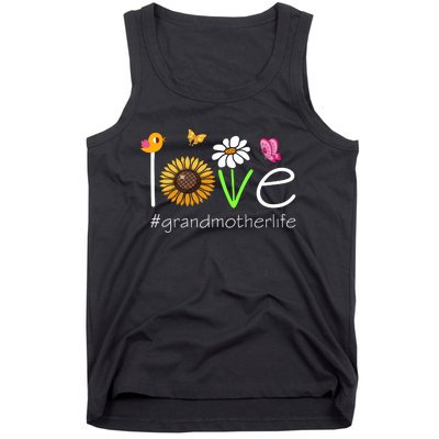 Love Grandmother Life Cute Matching Family Tank Top