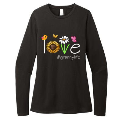 Love Granny Life Cute Matching Family Womens CVC Long Sleeve Shirt